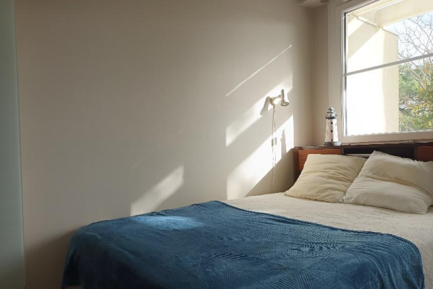 chambre appartement rénovée peinture intérieure La Baule